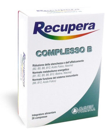 Recupera complesso b 20 compresse