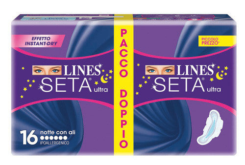 Lines seta ultra notte 16pz