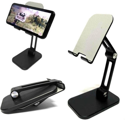 Supporto Da Tavolo Per Tablet Telefono Cellulare Universale 3 Snodi Regolabile