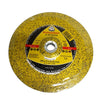 Set 5 Pezzi Disco Per Metallo Sbavatura D.230 X 3 Mm Foro 22,23mm Smerigliatrice