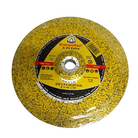 Set 5 Pezzi Disco Per Metallo Sbavatura D.230 X 3 Mm Foro 22,23mm Smerigliatrice