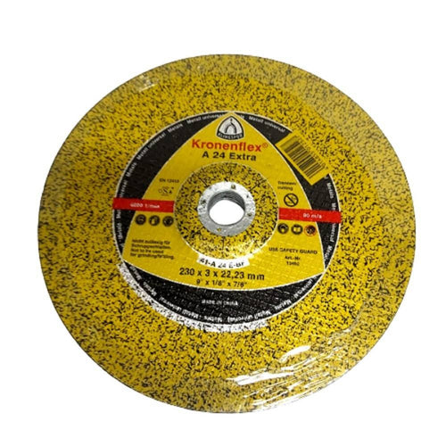 Set 5 Pezzi Disco Per Metallo Sbavatura D.230 X 3 Mm Foro 22,23mm Smerigliatrice