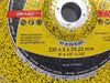 Set 5 Pezzi Disco Per Metallo Sbavatura D.230 X 3 Mm Foro 22,23mm Smerigliatrice