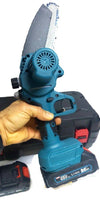 Motosega 24v 2 Lame 4-6 Serbatoio Olio Tagliarami Elettrosega 2 Batterie Elettrica