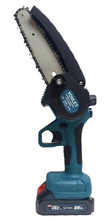 Motosega 24v 2 Lame 4-6" Serbatoio Olio Tagliarami Elettrosega 2 Batterie Elettrica
