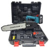 Mini Elettrosega 12 2 Batterie 21v Con Serbatoio Olio Motosega Elettrica Valigia