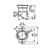 Termostato bimetallico con flangia stufe a pellet 14704012