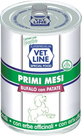 Vet Line mangime umido linea Primi Mesi bufalo e patate