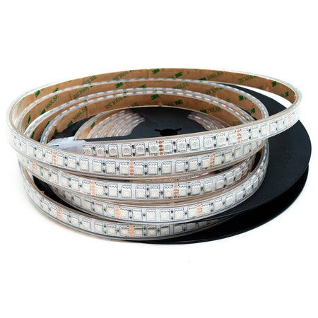 Striscia 600led Impermeabile Ip68 Dimmerabile Luce Multicolore Rgb 75w 24v Esterni