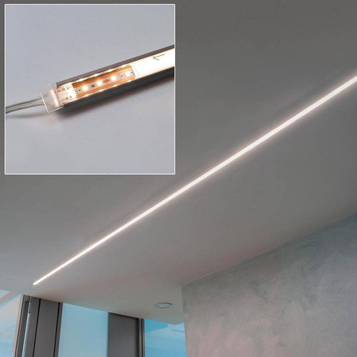 Barra Led 12 W Profilo Alluminio Incasso Esterno 12 V Luce 4000k Dimmerabile