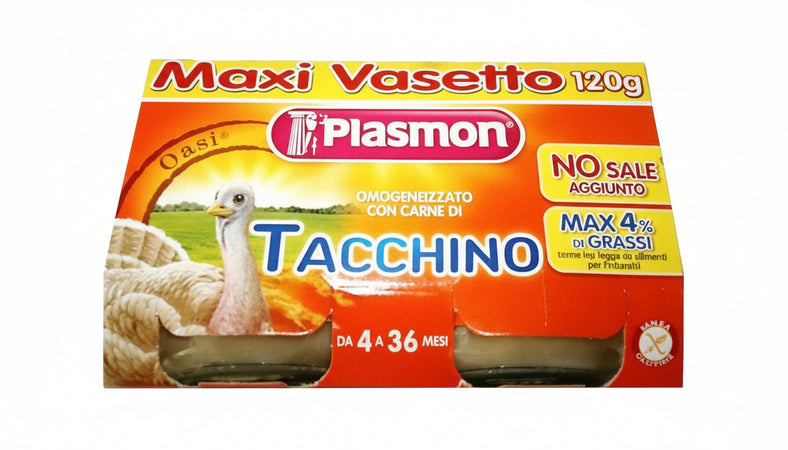 Plasmon omog tacchino 120gx2pz