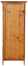 Biscottini Biscottini Stipetto Country Legno Massello Tiglio Finitura Noce 40x25x98 Made