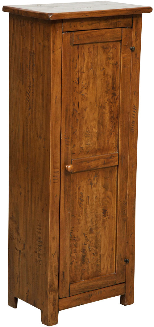 Biscottini Biscottini Stipetto Country Legno Massello Tiglio Finitura Noce 40x25x98 Made