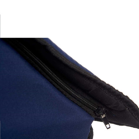 Casetta Pieghevole per Animali Domestici in Tessuto Blu 43x43x36cm Cani e Gatti