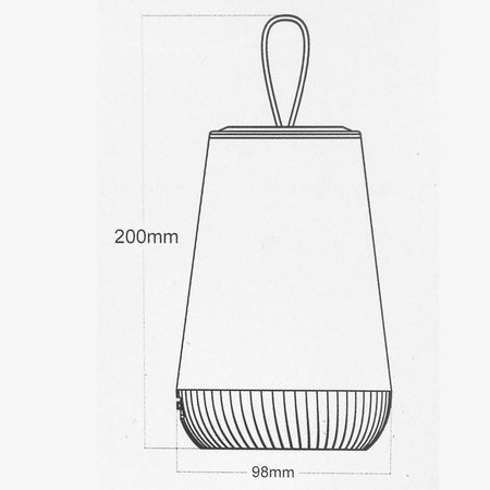 Lampada Ricaricabile Portatile Led Rgb Bambini Relax Notturna Touch Dimmerabile 3w