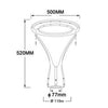 Lampione Moderno Led 100w Cerchio Fungo Ip65 Luce Esterni Giardino Cortile Gd-100w