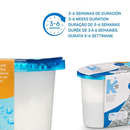 Deumidificatore Casa Portatile 6pz 1000ml contro Muffa Assorbi Umidità Aria pura