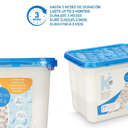 Deumidificatore Casa Portatile 6pz 1000ml contro Muffa Assorbi Umidità Aria pura