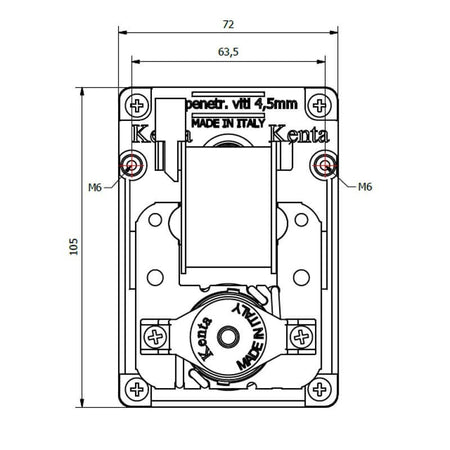 Motoriduttore Kenta K9177326 stufe a pellet 14702062