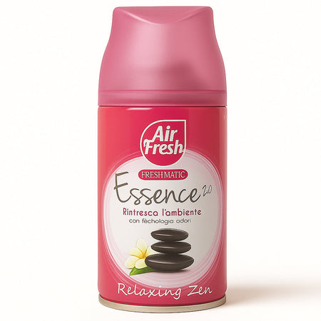 AIR FRESH Deomatic Set 6x250 ml Ricarica Spray Profumatore Ambiente Relaxing Zen