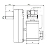 Motoriduttore Kenta K9177326 stufe a pellet 14702062