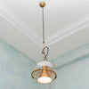 Lampadario Sfera Vetro Pendente Globo E27 Lampada Orientabile Sospensione Lp-87