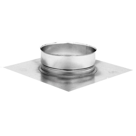 Base forata zincata spessore 6 decimi 25x25cm a innesto F variabile