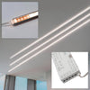 Kit 3pz Barra Led 36w Profilo Alluminio Alimentatore 12v Luce 4000k Sotto Pensile