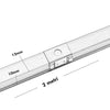 Kit 3pz Barra Led 36w Profilo Alluminio Alimentatore 12v Luce 4000k Sotto Pensile