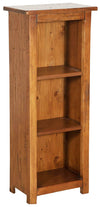 Biscottini Biscottini Libreria Country legno tiglio 3 ripiani finitura noce 40x25x98 Made