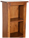 Biscottini Biscottini Libreria Country legno tiglio 3 ripiani finitura noce 40x25x98 Made