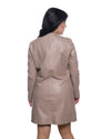Milly - Cappotto Corto Donna Rosa in vera pelle