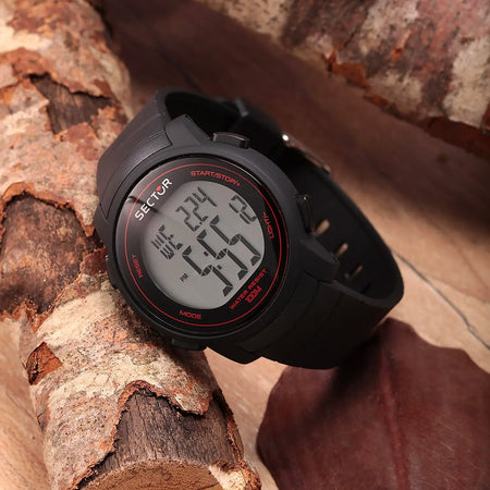 Orologio SECTOR Ex-31 multi funzione digitale gomma nero