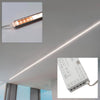 Kit Barra Led 12w Profilo Alluminio Alimentatore 24w 12v Luce 4000k Sensore Doppio