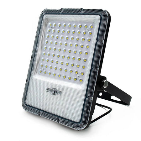 Faro Solare Led 120 W Ip65 Sensore Crepuscolare Faretto Dimmerabile Telecomando