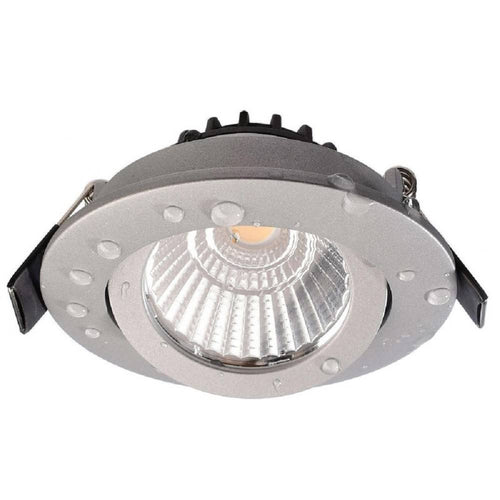 Faretto Incasso Tondo Slim Luce Soffitto Box Doccia Led 8w Orientabile Dimmerabile