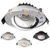 Faretto Incasso Tondo Slim Luce Soffitto Box Doccia Led 8w Orientabile Dimmerabile