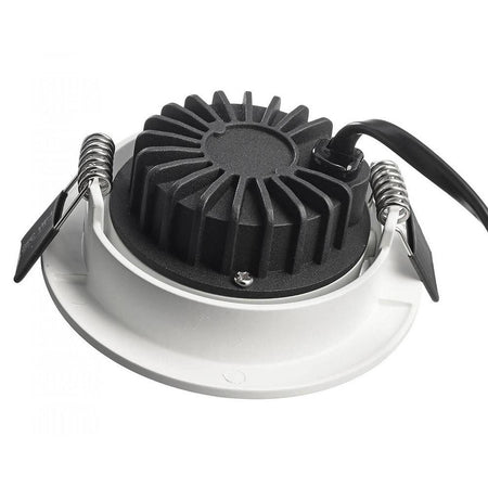 Faretto Incasso Tondo Slim Luce Soffitto Box Doccia Led 8w Orientabile Dimmerabile