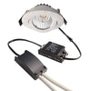Faretto Incasso Tondo Slim Luce Soffitto Box Doccia Led 8w Orientabile Dimmerabile