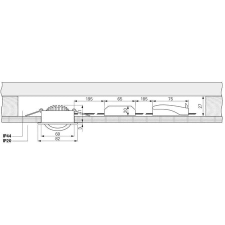 Faretto Incasso Tondo Slim Luce Box Doccia Led 8w Orientabile Dimmerabile Nichel