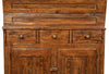 Biscottini Biscottini Madia legno massello tiglio finitura noce 100x55x101 cassetti ante