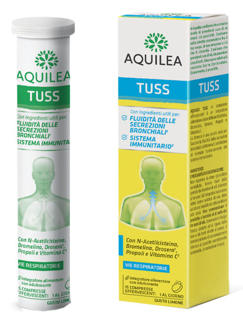 Aquilea tuss 15 compresse efferv 90g