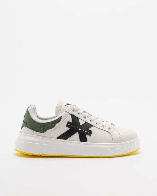 JONH RICHMOND Sneakers Uomo art. Eco Leather white green