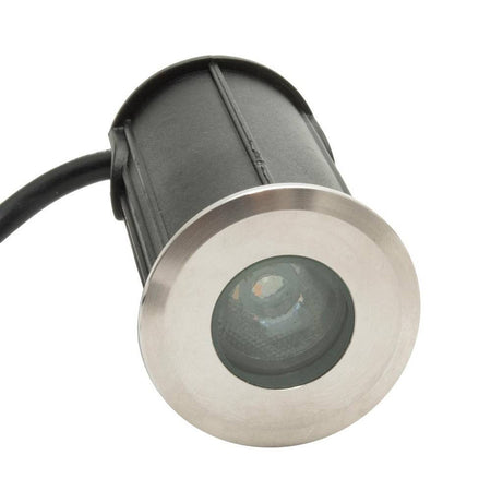 Mini Faretto Led Rgbw 24v Calpestabile Incasso 40 Mm Segnapassi 3w Rgb 4000k Dmx