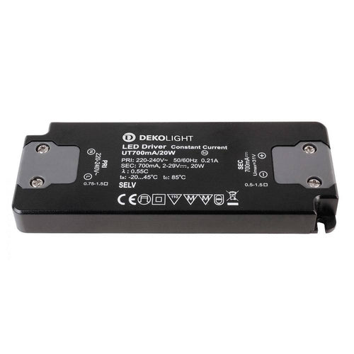 Trasformatore Led Driver Alimentatore Slim 20w 2v-29 700ma Luci Faretti Lampade