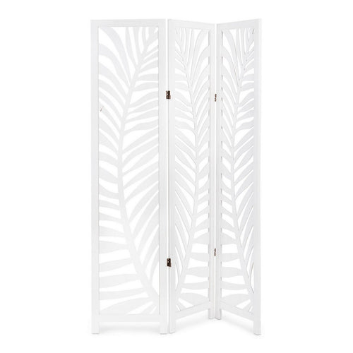 Paravento 3 Ante Felce in legno di paulonia pieghevole