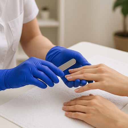 1000 x Guanti in Nitrile Monouso Blu Cobalto Senza Polvere e Lattice Taglia M