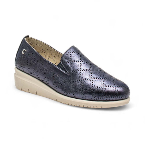 CINZIA SOFT Slip on donna in pelle blu IV1119540 002