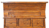 Biscottini Madia in Legno Massello di Tiglio Biscottini Noce 81x45x92 Made in Italy