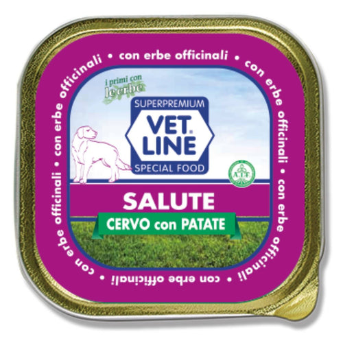 Vet Line mangime umido linea Salute cervo e patate